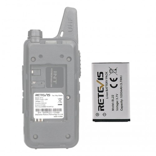 Oplaadbare Li-ion accu voor Retevis RT622