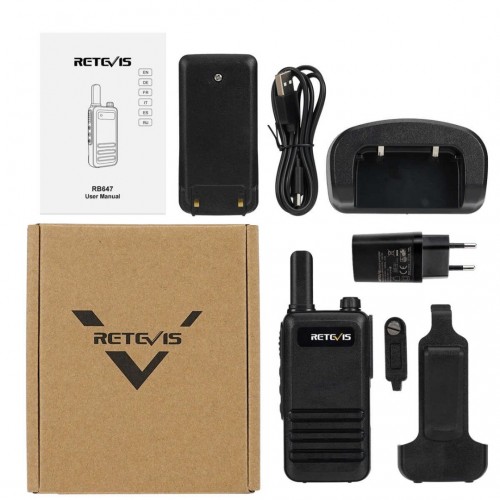 Retevis RB647 water- en stofdichte PMR446 walkietalkie