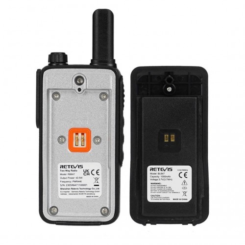 Retevis RB647 water- en stofdichte PMR446 walkietalkie